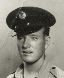 Airman Ian Morrans, Royal Air Force, 1951, RAF photo.