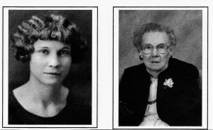 Mildred Nelson Moore at 20 and 90