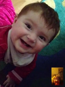 Facetiming with Eva Louise