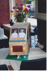 Gayle'e retirement party present